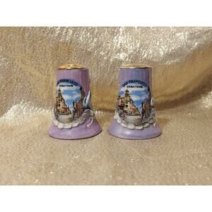 Vintage San Francisco China Town Salt Pepper Shakers Souvenir Japan Dragon MCM